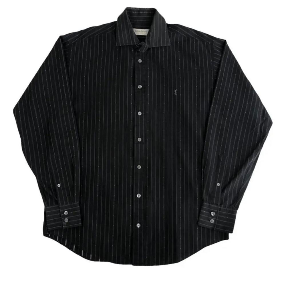 Yves saint laurent logo striped